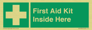 First Aid Kit Inside Here